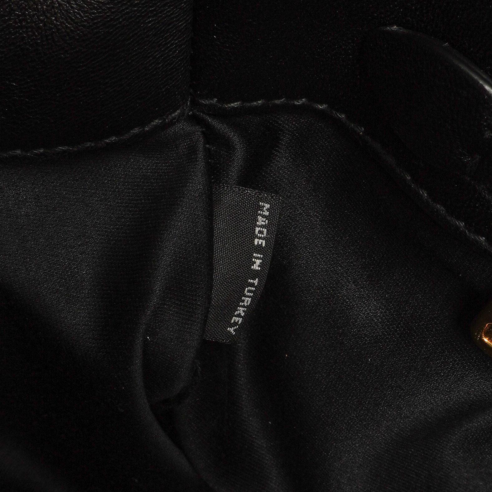 Miu Miu Matelasse Napa Nero Crossbody Clutch Bag Schwarz