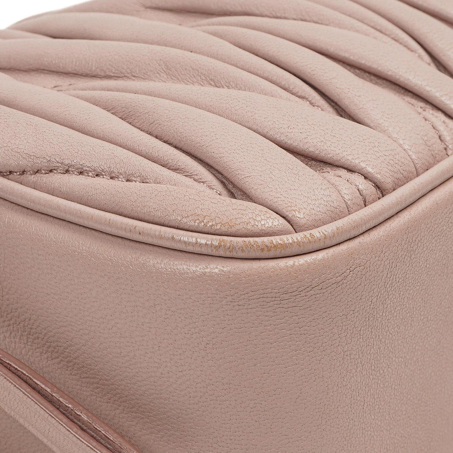 Miu Miu Matelasse Nappa Leder Crossbody Clutch Bag Mughetto
