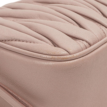 Miu Miu Matelasse Nappa Leder Crossbody Clutch Bag Mughetto