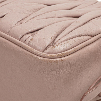Miu Miu Matelasse Nappa Leder Crossbody Clutch Bag Mughetto