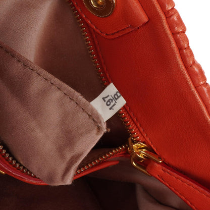 Miu Miu Matelassé Satchel Tasche aus rosa Leder