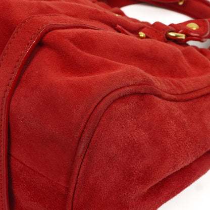 Miu Miu Kleine Satchel Tasche Rosso Camoscio