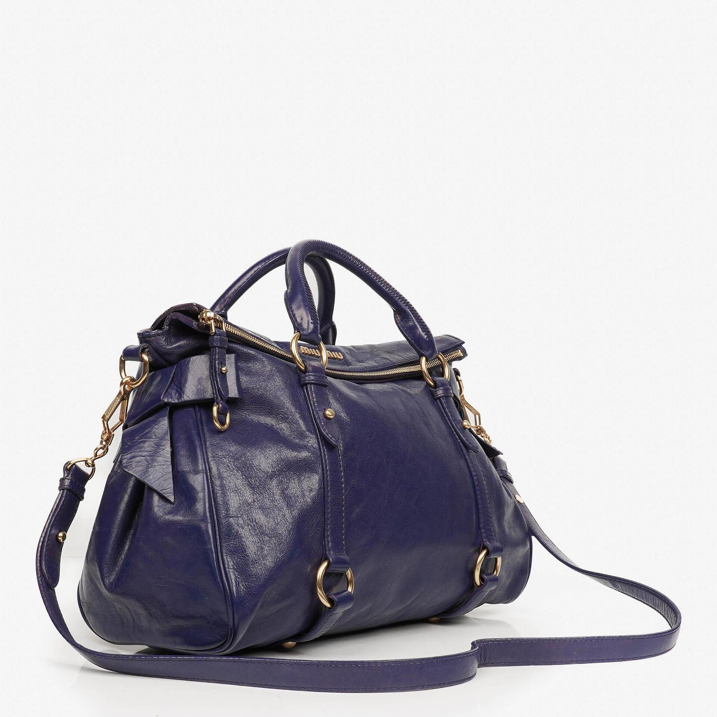 Miu Miu Vitello Bow Satchel Tasche