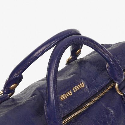Miu Miu Vitello Bow Satchel Tasche