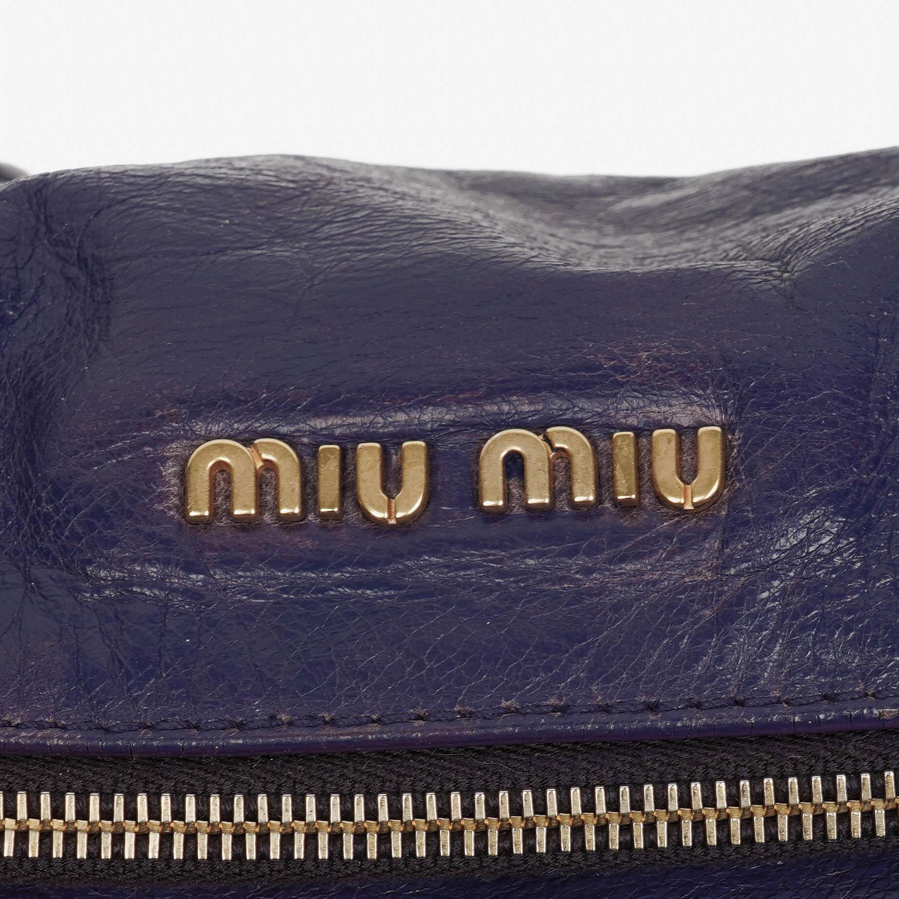 Miu Miu Vitello Bow Satchel Tasche
