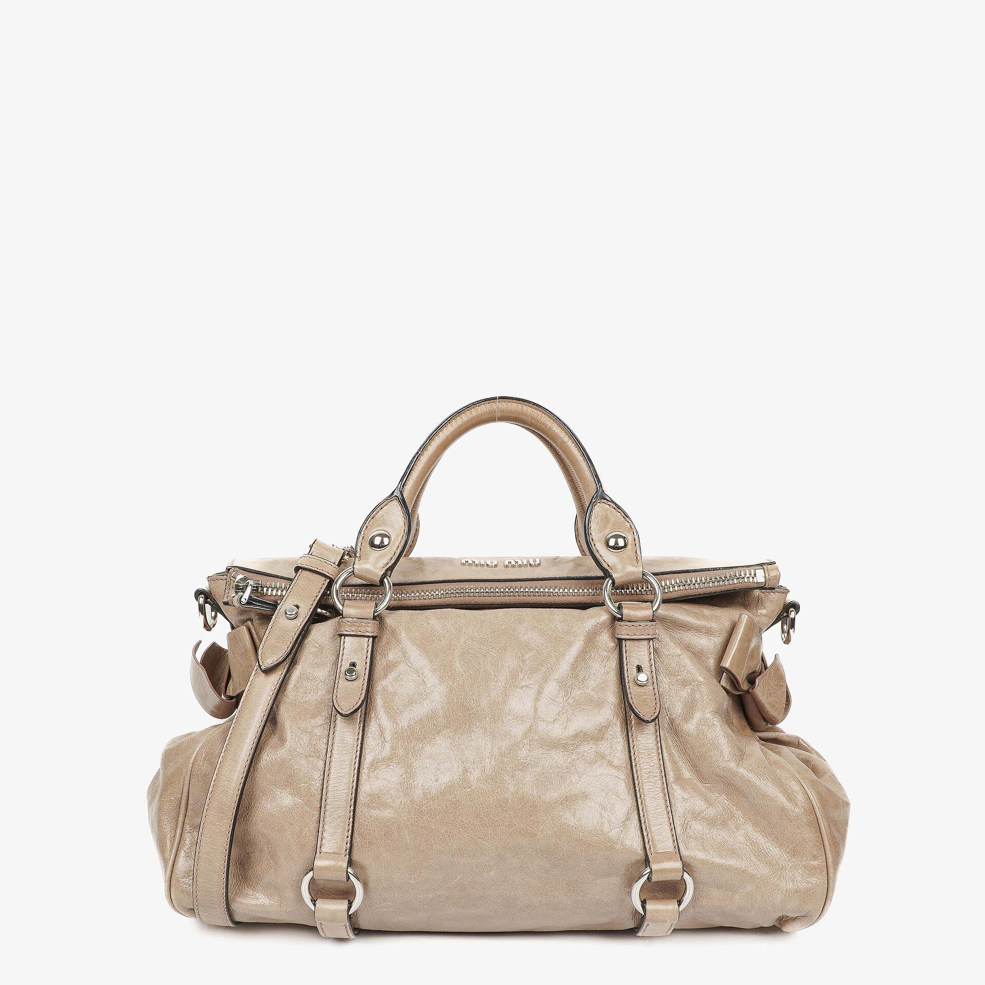 Miu Miu Vitello Bow Satchel Tasche