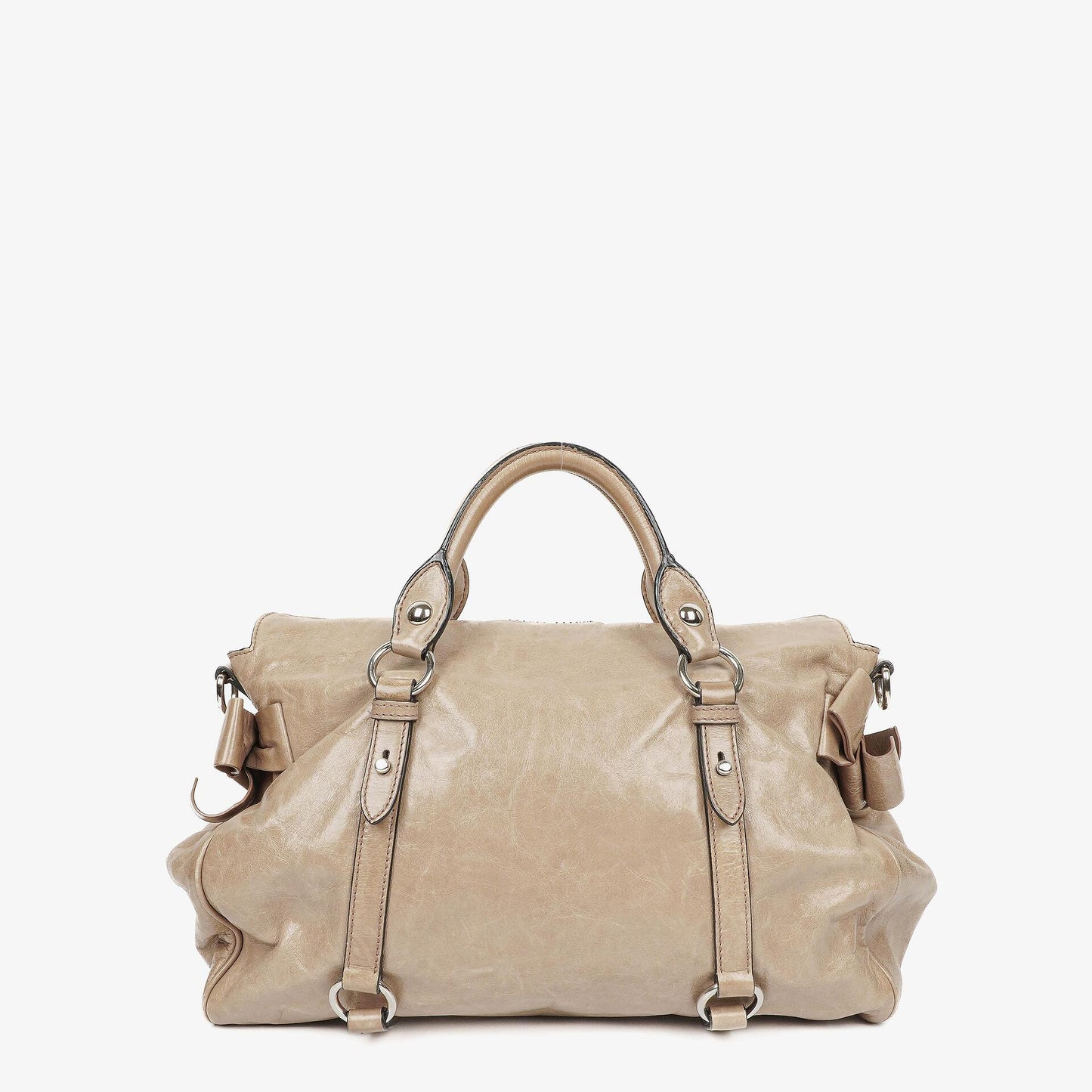 Miu Miu Vitello Bow Satchel Tasche
