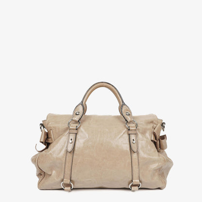 Miu Miu Vitello Bow Satchel Tasche