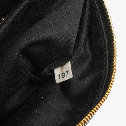 Miu Miu Vitello Lux Schwarze Schleifen Tasche
