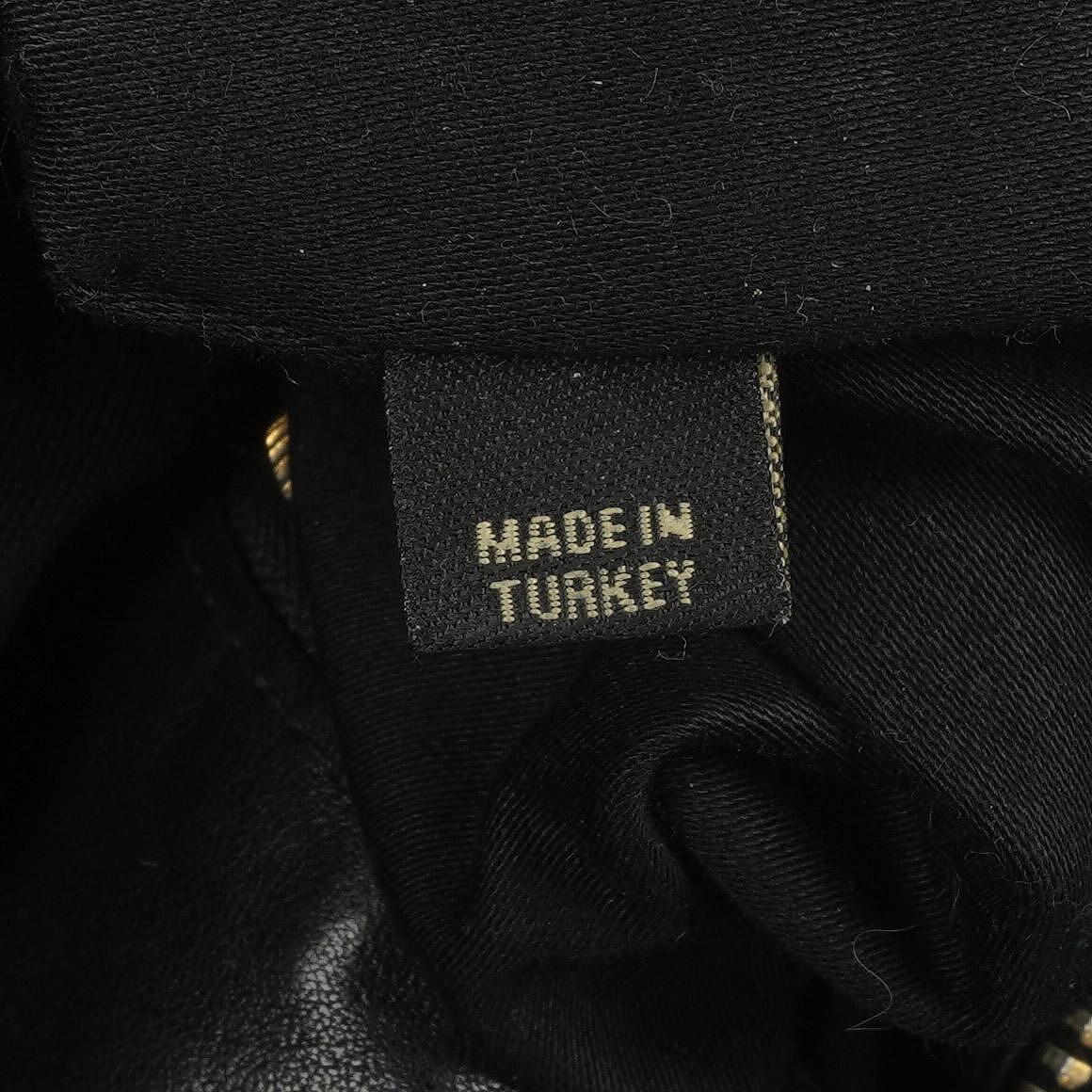 Miu Miu Vitello Lux Schwarze Schleifen-Umhängetasche