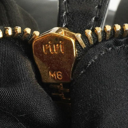 Miu Miu Vitello Lux Schwarze Schleifen-Umhängetasche