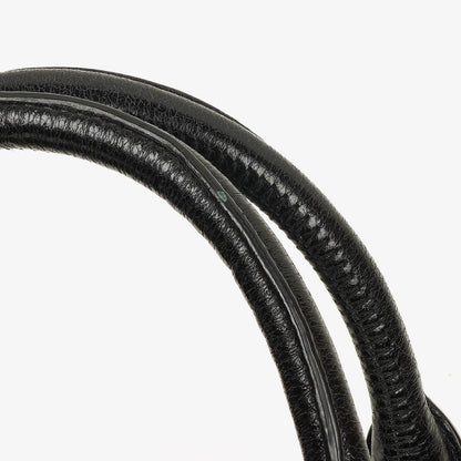 Miu Miu Vitello Lux kleine Bow Satchel-Tasche in Schwarz