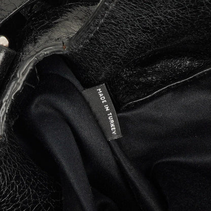 Miu Miu Vitello Lux kleine Bow Satchel-Tasche in Schwarz