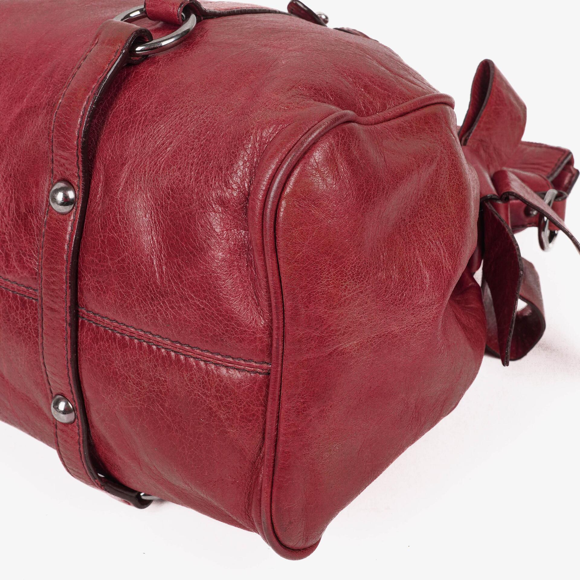 Miu Miu Vitello Lux Bow Satchel Tasche