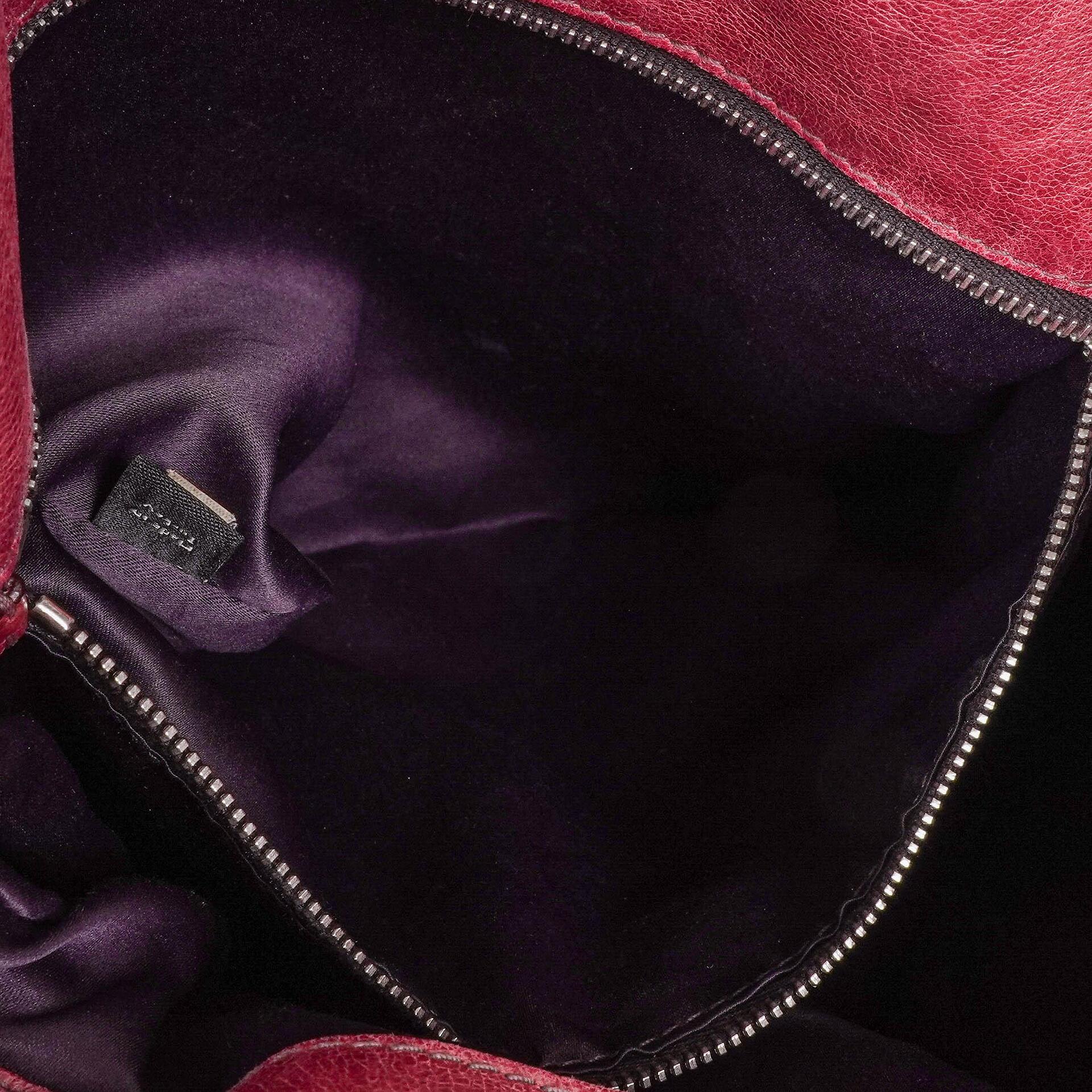 Miu Miu Vitello Lux Bow Satchel Tasche