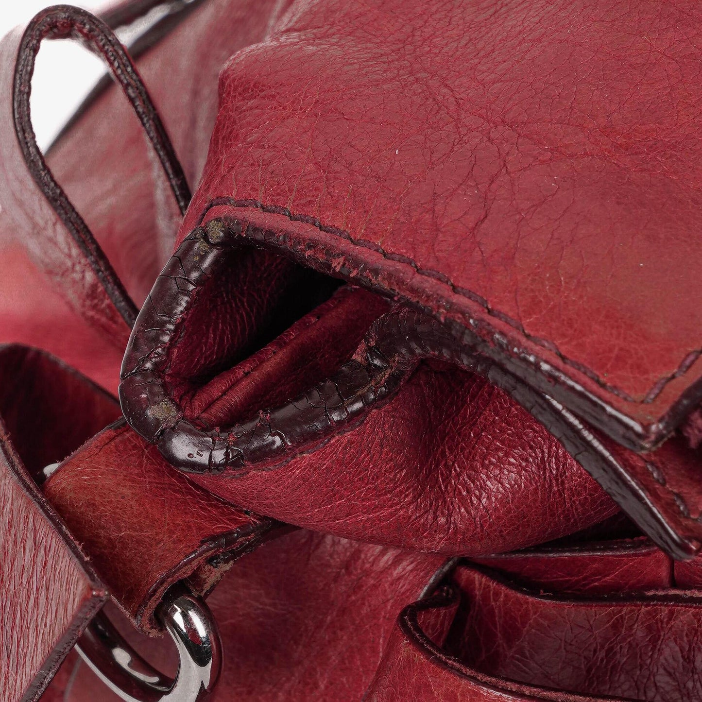 Miu Miu Vitello Lux Bow Satchel Tasche