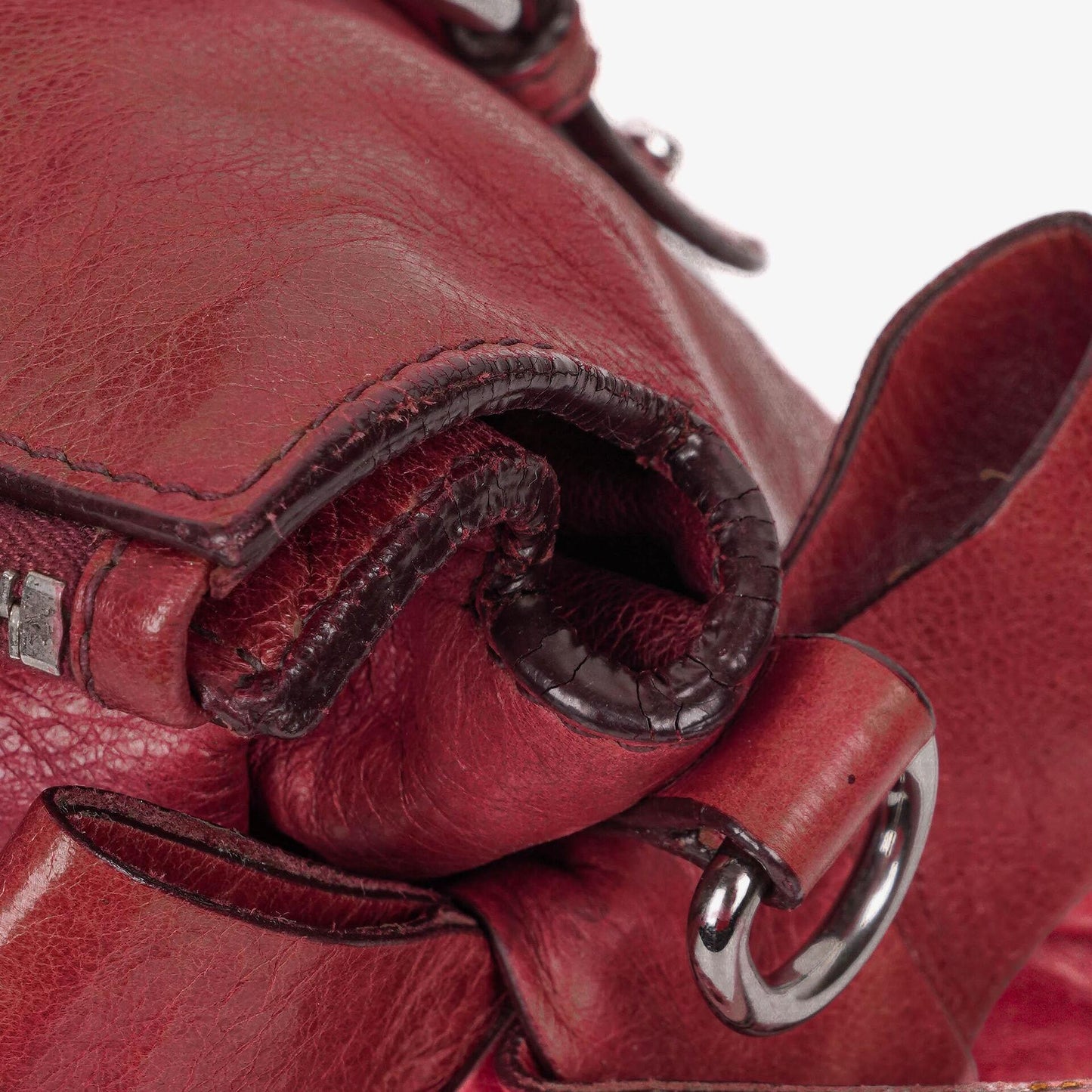 Miu Miu Vitello Lux Bow Satchel Tasche