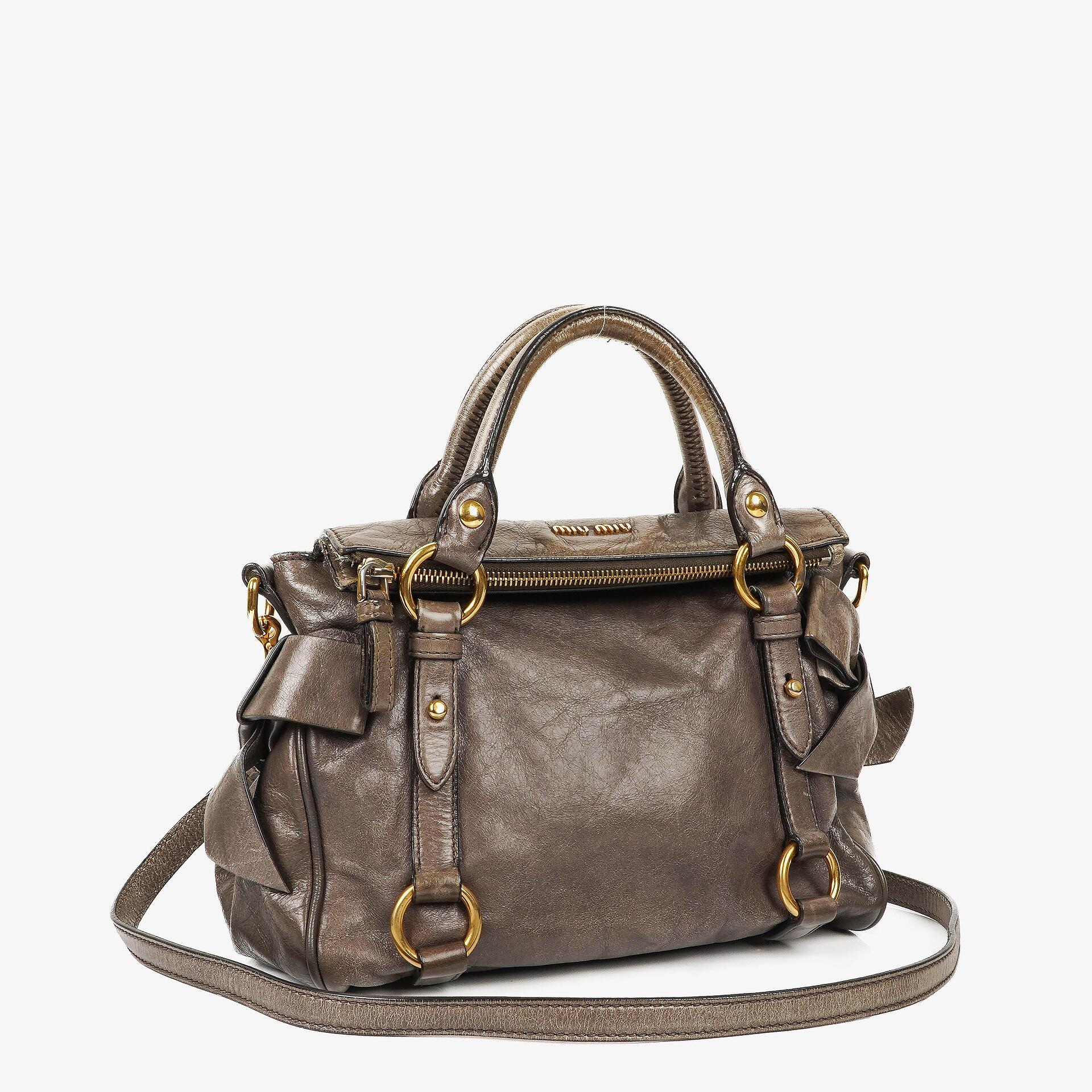 Miu Miu Vitello Lux Schleifen Satchel Tasche