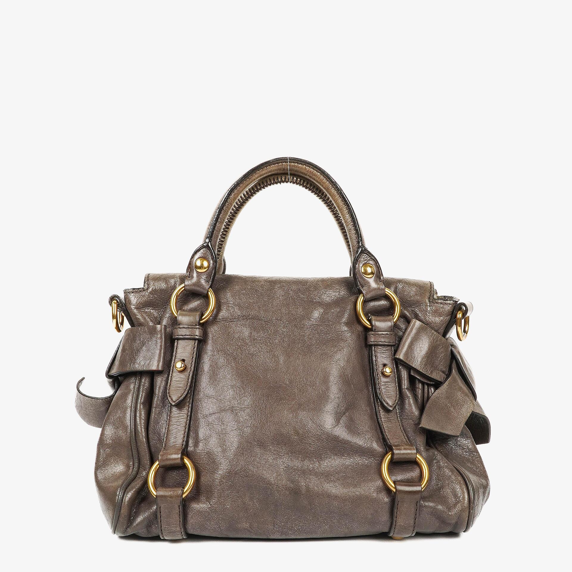 Miu Miu Vitello Lux Schleifen Satchel Tasche
