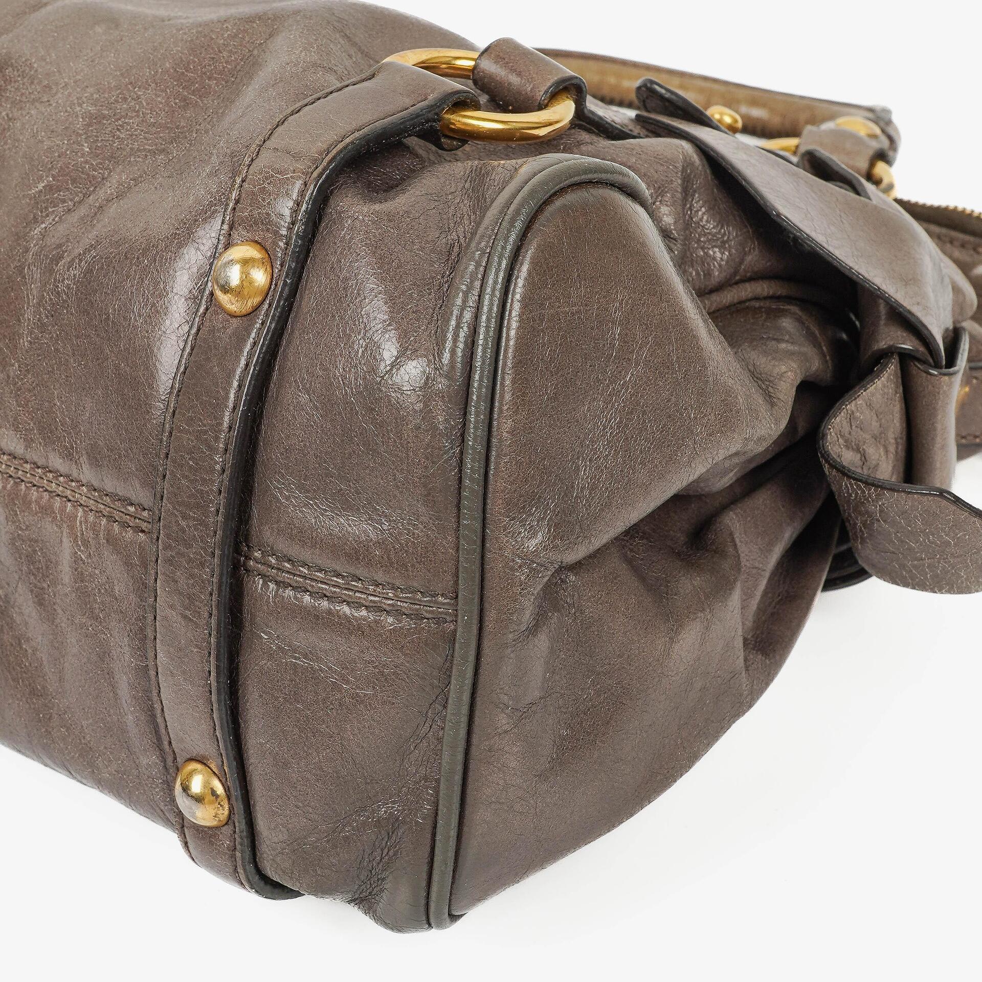 Miu Miu Vitello Lux Schleifen Satchel Tasche
