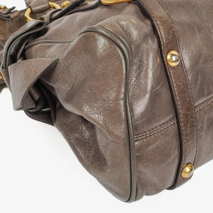 Miu Miu Vitello Lux Schleifen Satchel Tasche