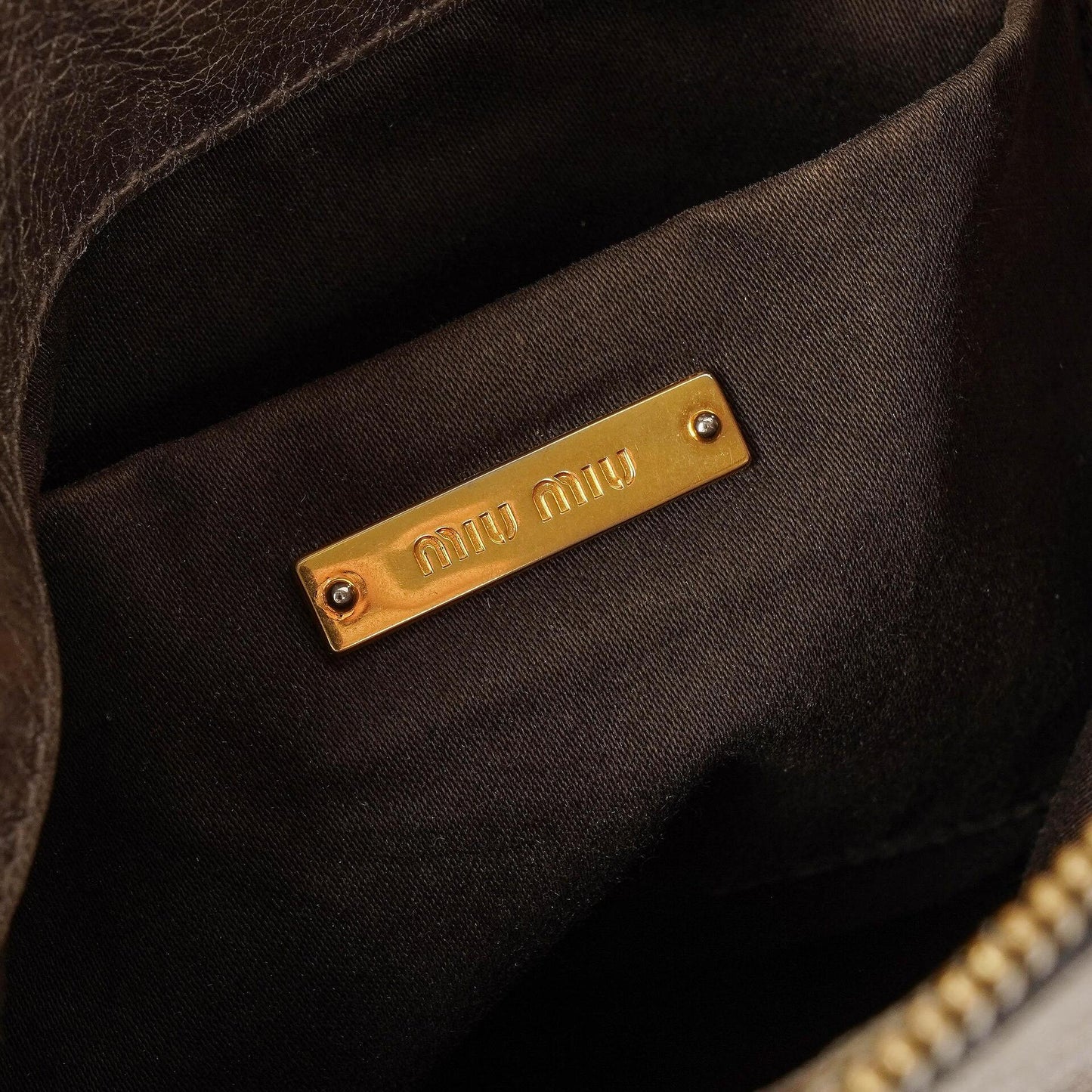 Miu Miu Vitello Lux Schleifen Satchel Tasche