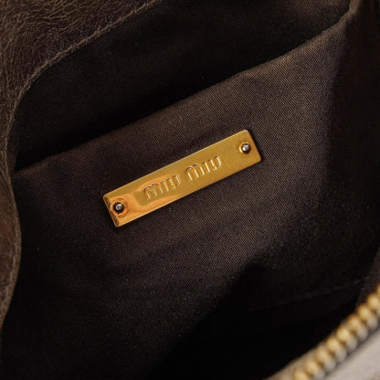 Miu Miu Vitello Lux Schleifen Satchel Tasche