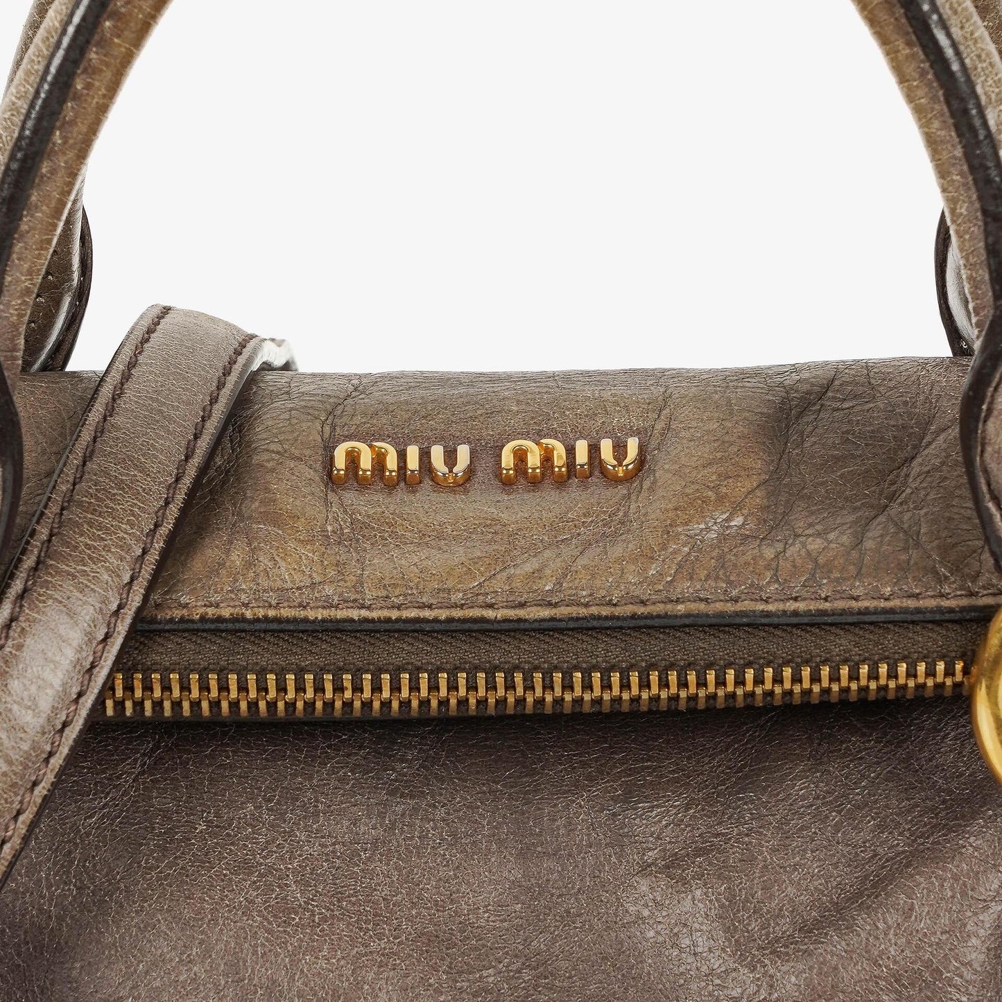 Miu Miu Vitello Lux Schleifen Satchel Tasche