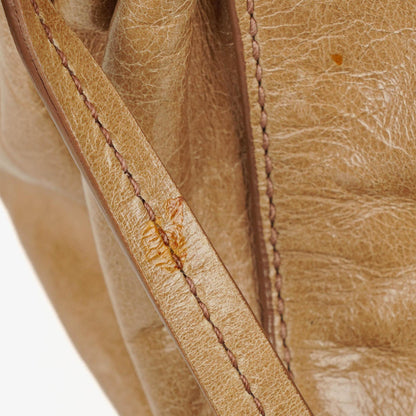 Miu Miu Vitello Lux Satchel Tasche in Cammeo
