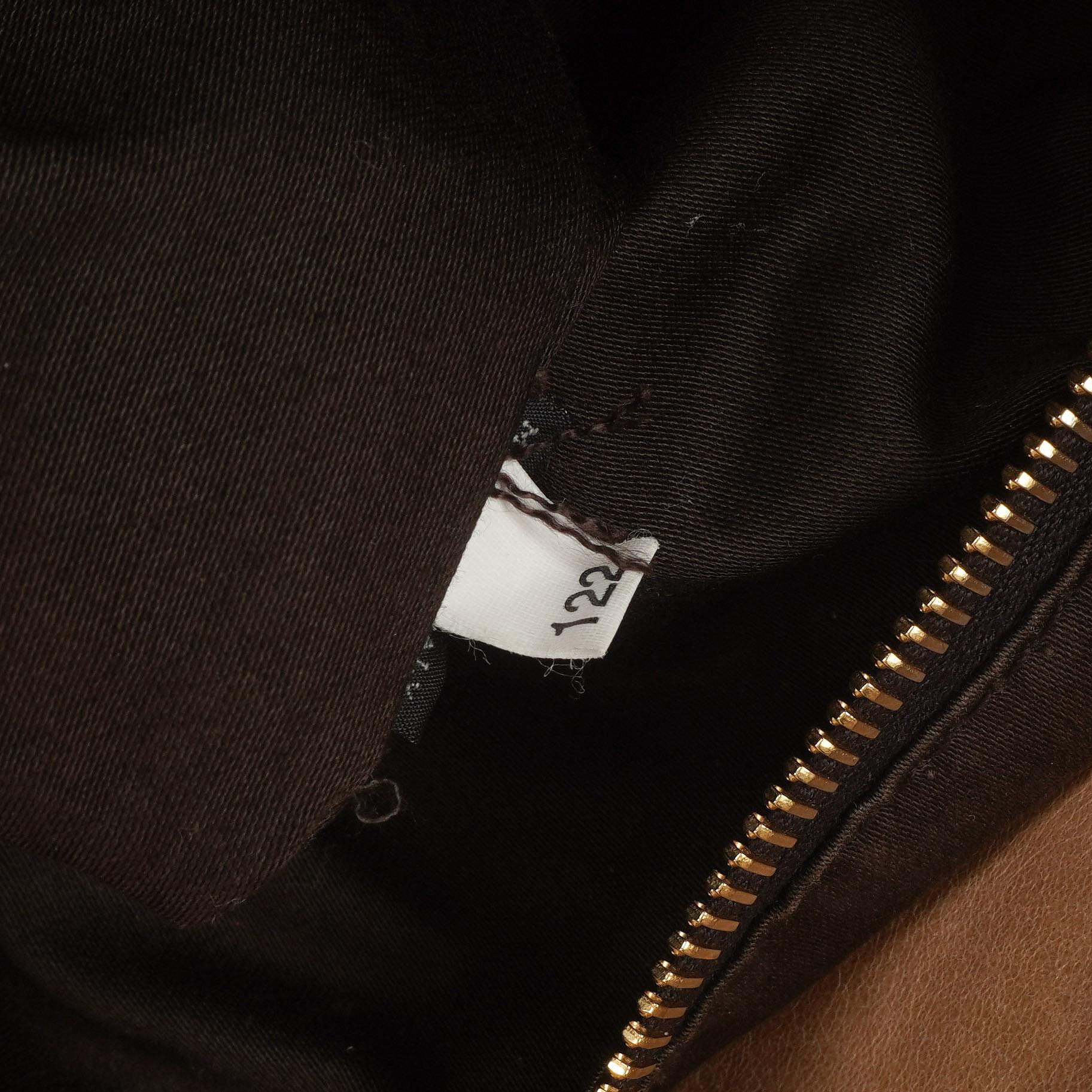 Miu Miu Vitello Lux Satchel Bow Bag Cammeo