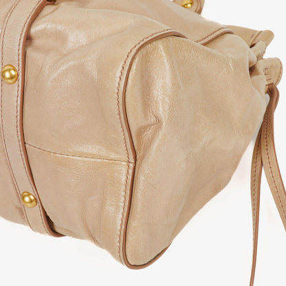 Miu Miu Vitello Lux Cipria Satchel Tasche
