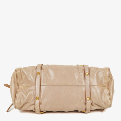 Miu Miu Vitello Lux Cipria Satchel Tasche