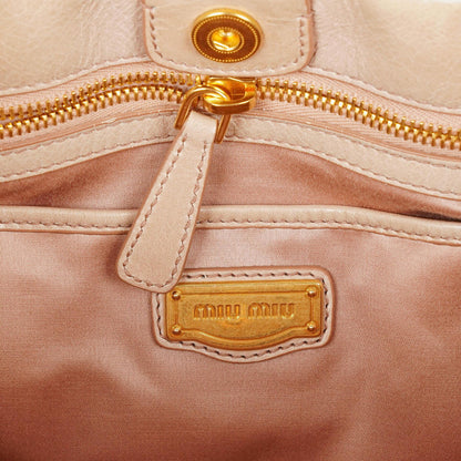 Miu Miu Vitello Lux Cipria Satchel Tasche