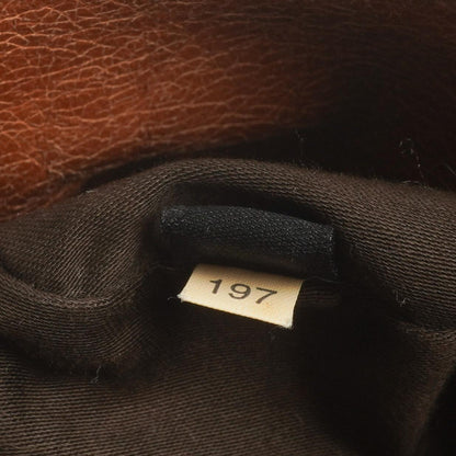 Miu Miu Vitello Lux Mini Bow Satchel Bag Cognac