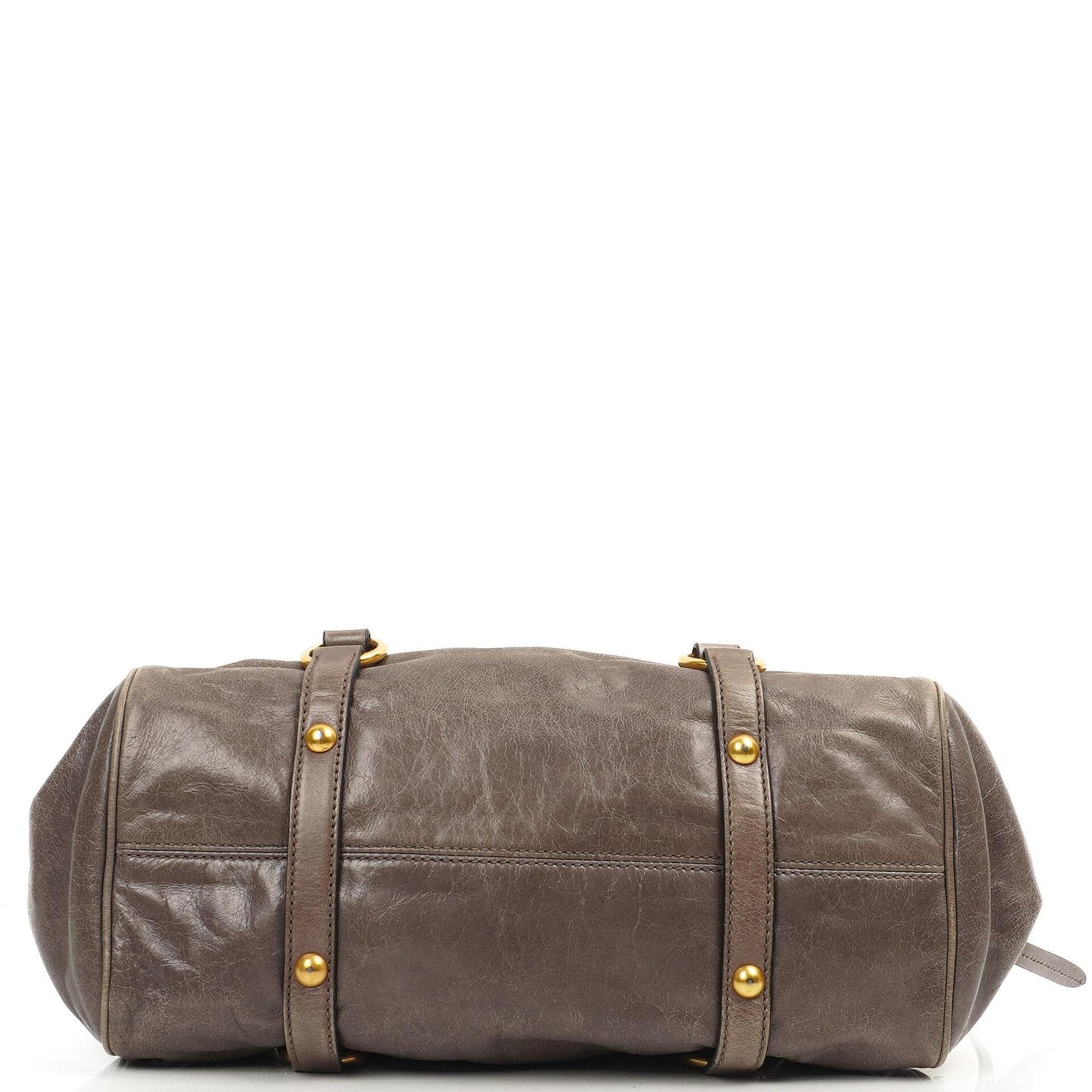 Miu Miu Vitello Lux Fumo Bow Tasche