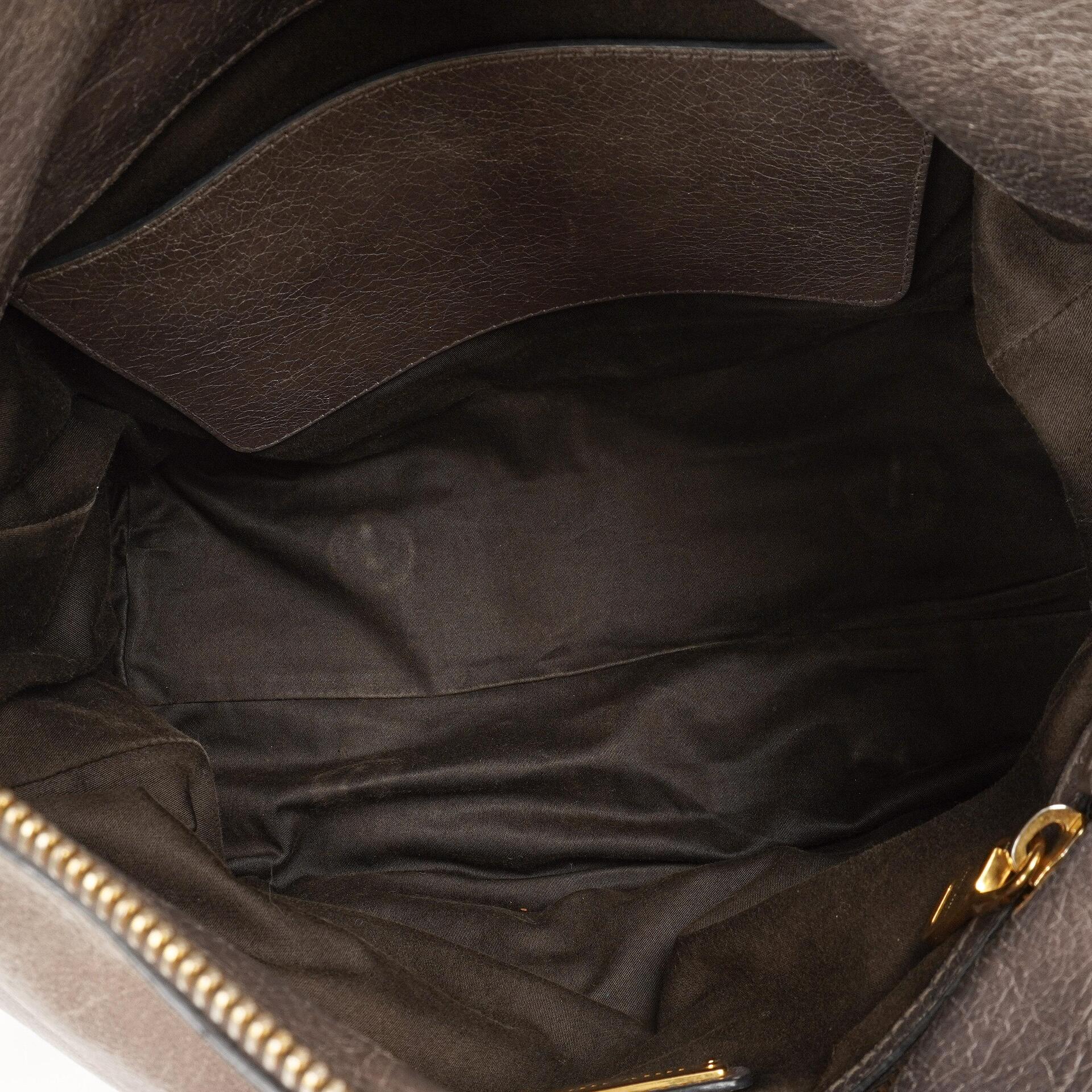 Miu Miu Vitello Lux Fumo Bow Tasche