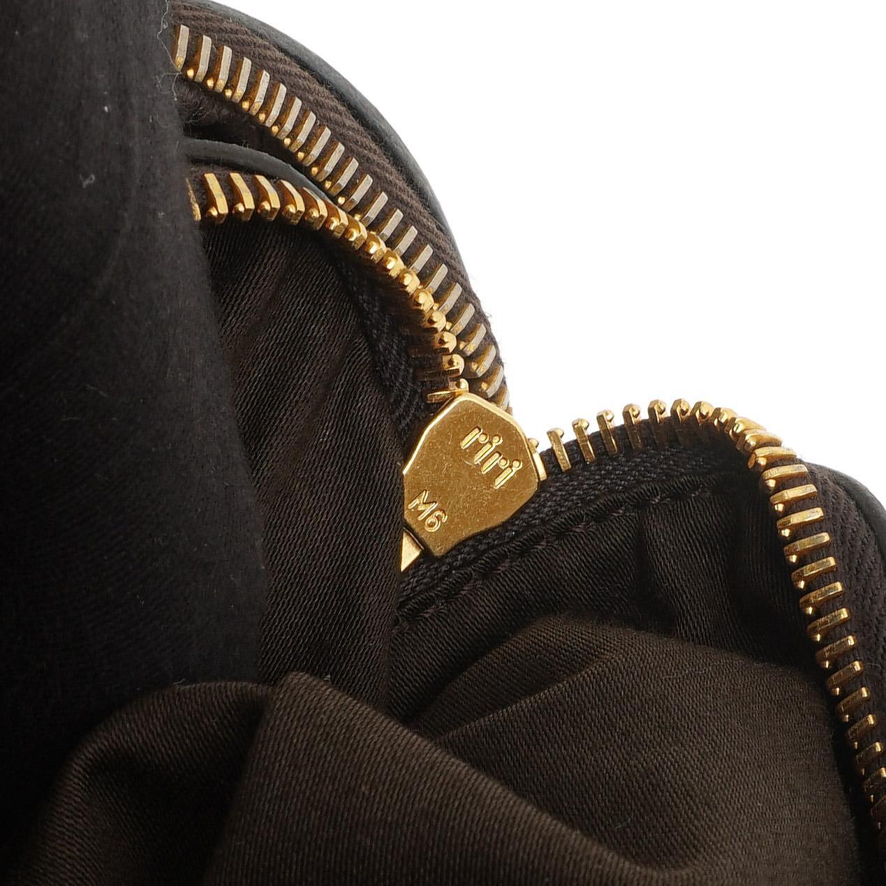 Miu Miu Vitello Lux Fumo Bow Tasche