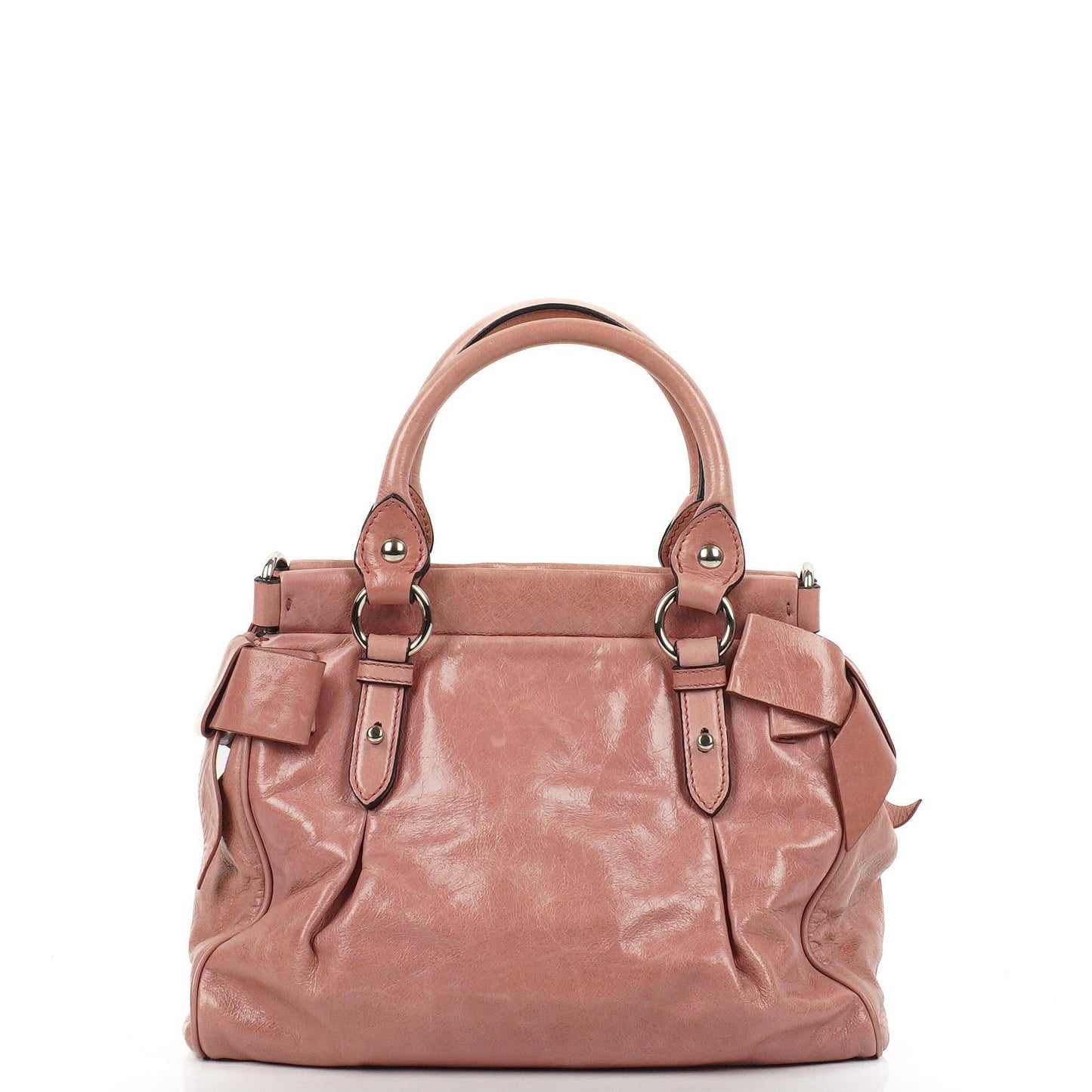 Miu Miu Vitello Lux Loto Satchel Bag Sehr gut