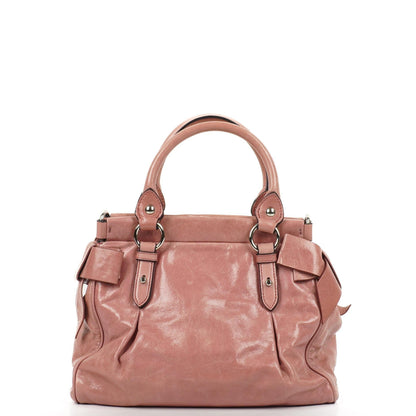 Miu Miu Vitello Lux Loto Satchel Bag Sehr gut