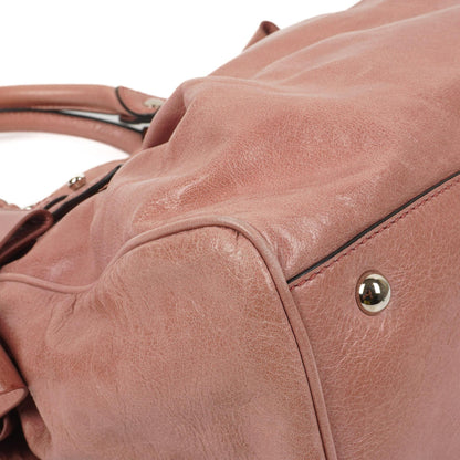 Miu Miu Vitello Lux Loto Satchel Bag Sehr gut