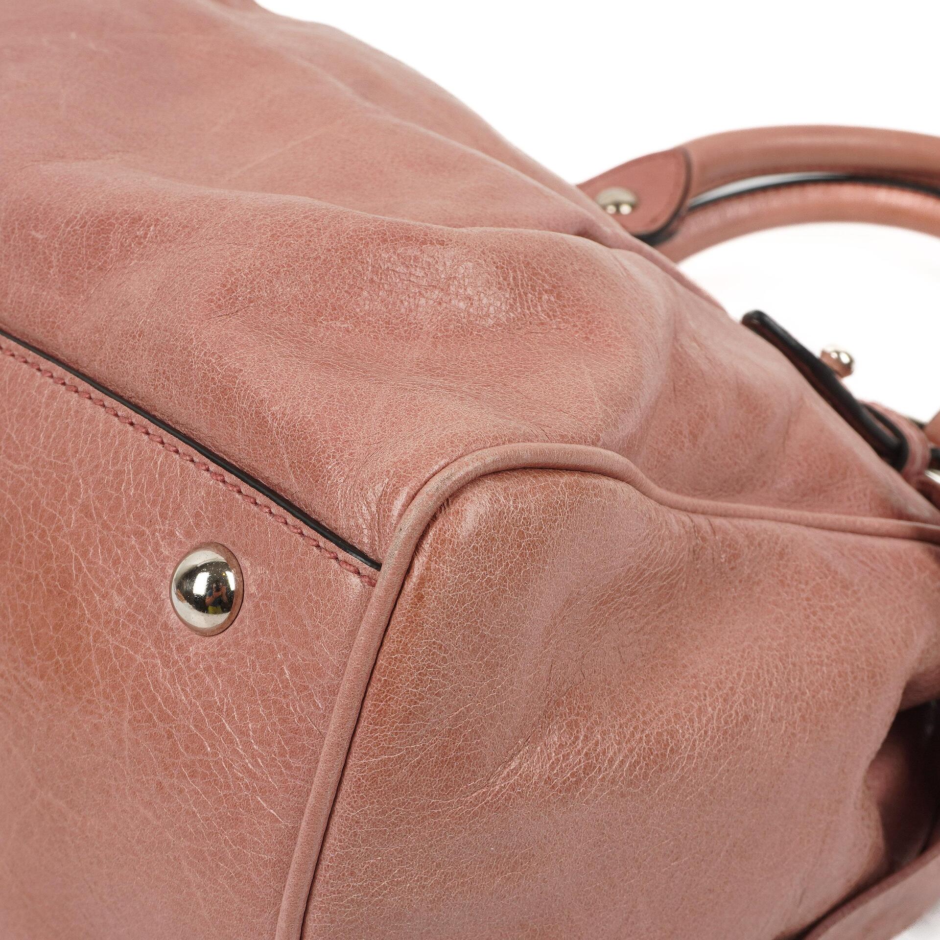 Miu Miu Vitello Lux Loto Satchel Bag Sehr gut