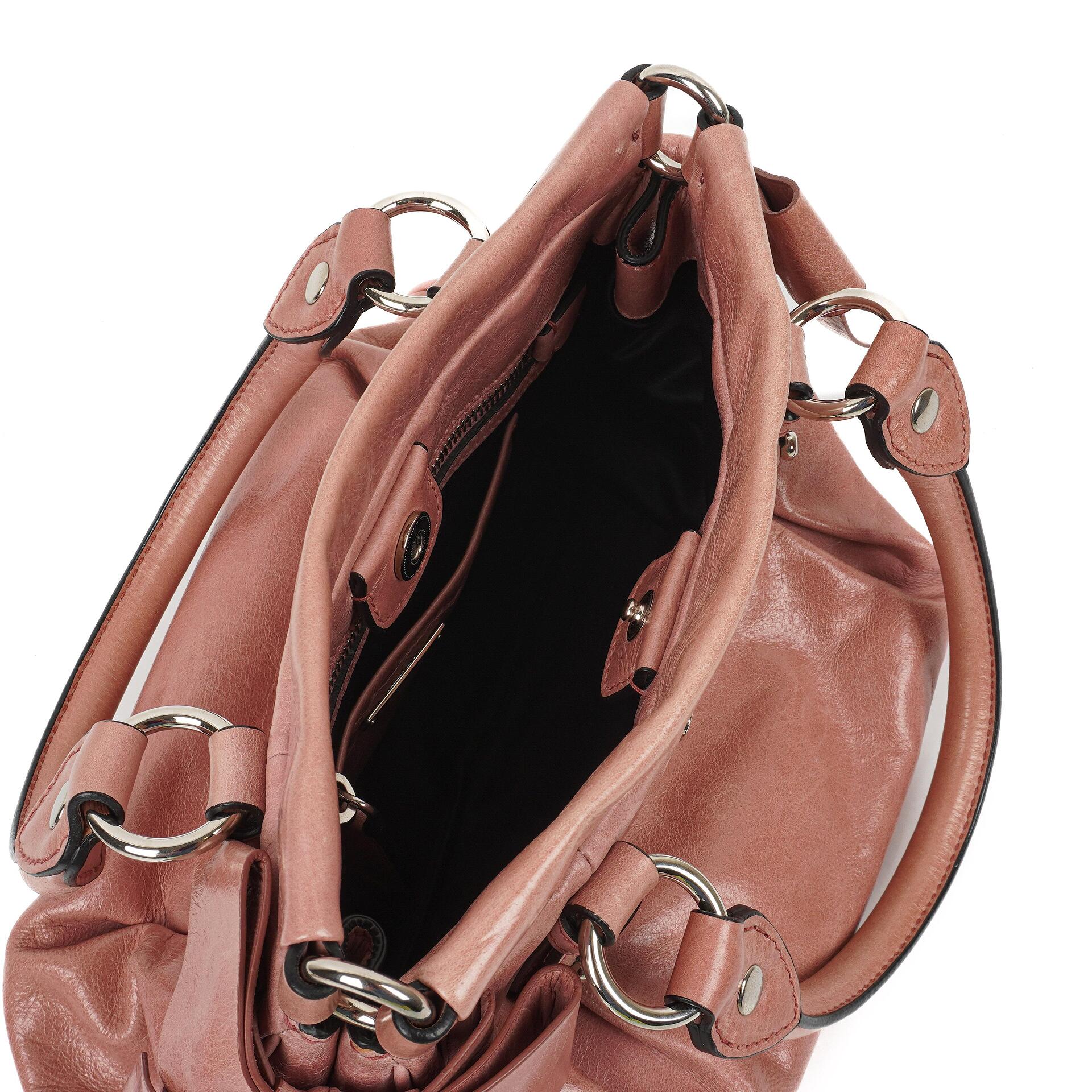 Miu Miu Vitello Lux Loto Satchel Bag Sehr gut