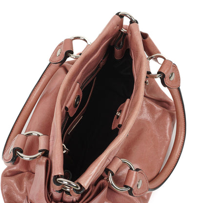 Miu Miu Vitello Lux Loto Satchel Bag Sehr gut