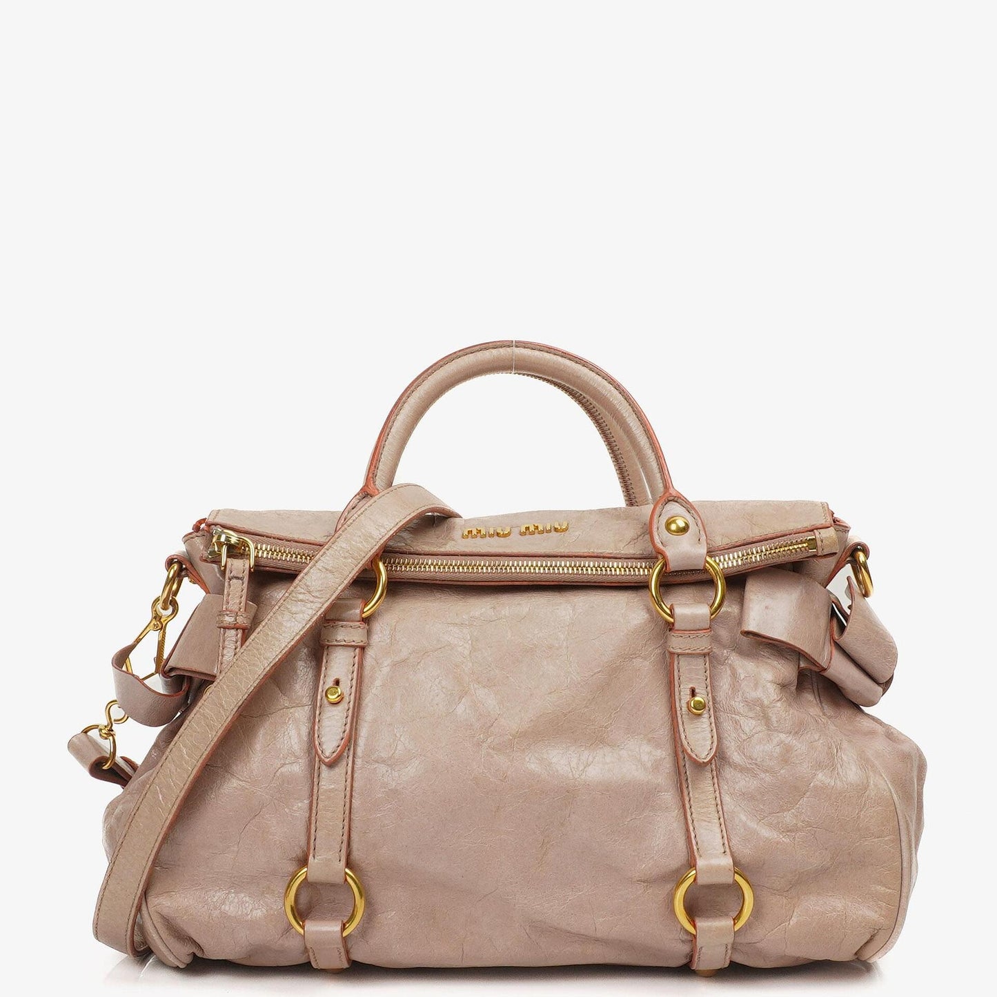 Miu Miu Vitello Lux Mughetto Satchel Tasche