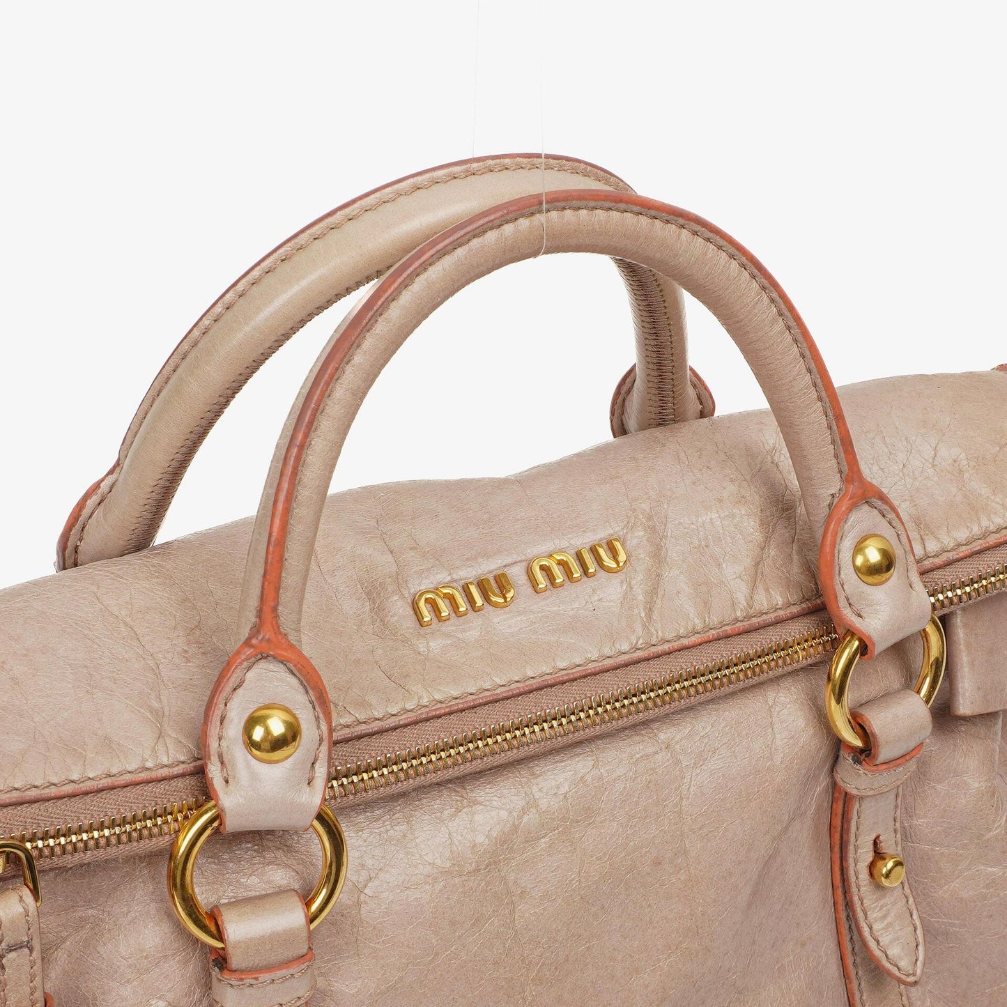 Miu Miu Vitello Lux Mughetto Satchel Tasche