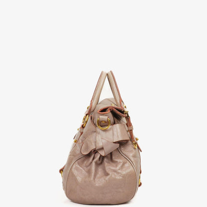 Miu Miu Vitello Lux Mughetto Satchel Tasche