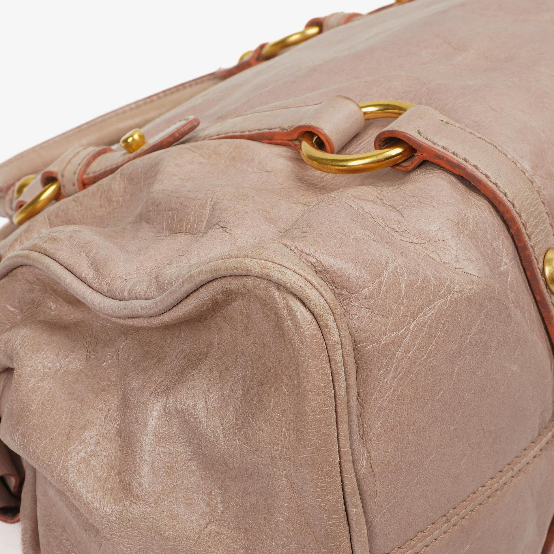 Miu Miu Vitello Lux Mughetto Satchel Tasche