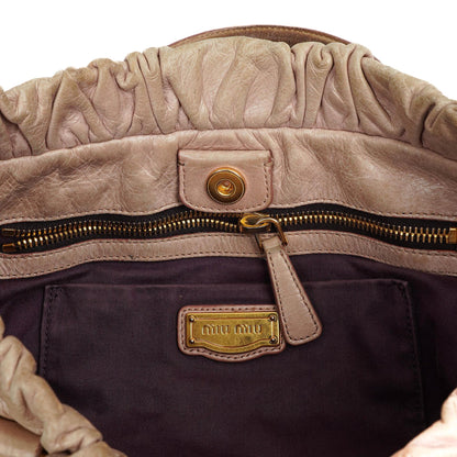 Miu Miu Vitello Lux Mughetto Umhängetasche