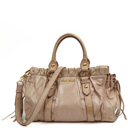 Miu Miu Vitello Lux Mughetto Umhängetasche