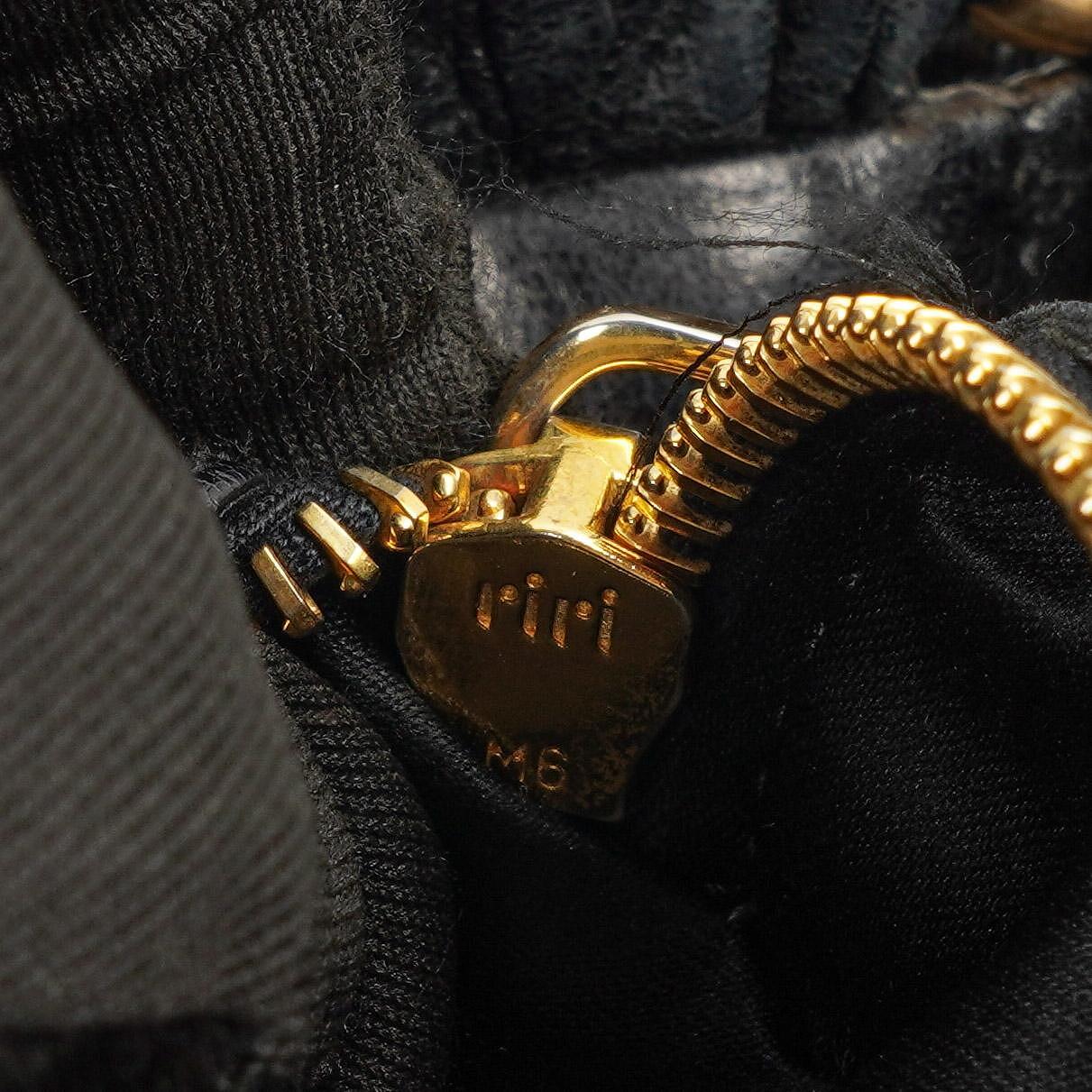 Miu Miu Vitello Lux Satchel Tasche Nero Schwarz